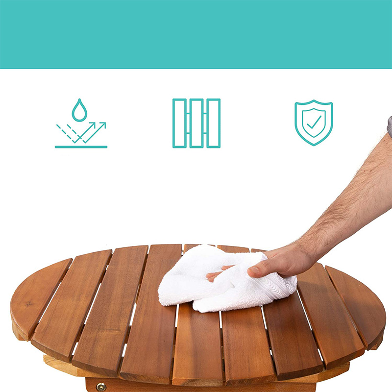 Conjunto de bistrô de 3 peças com mesa dobrável, 2 cadeiras