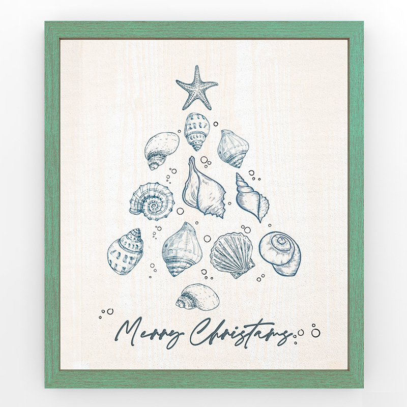 Placa A Praia é Meu Lugar Feliz - Decoração de Casa de Praia - Placa de Madeira