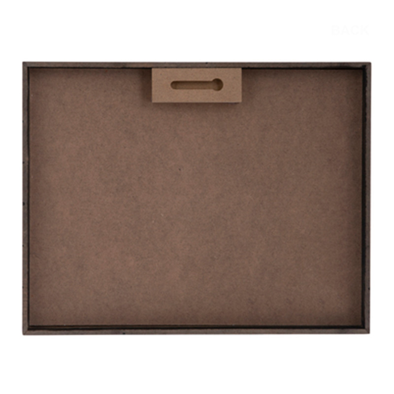 Decoração de parede de madeira para máquina de costura doméstica