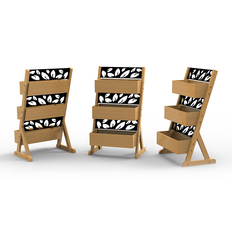 Plantador elevado de jardim de 3 camadas