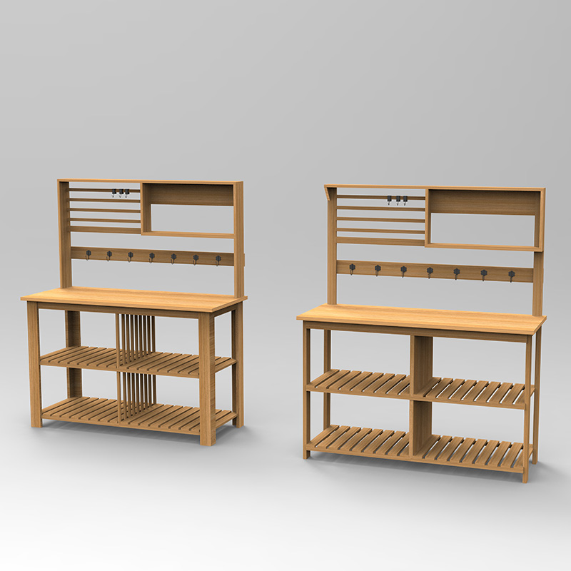 Mesa de banco de vasos, estação de trabalho de jardim com tela de peneira, pia e cestos removíveis