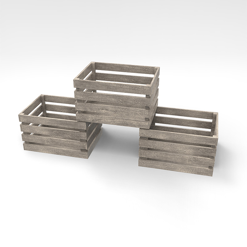 Caixa de plantador autônoma de 3 camadas para hortaliças, ervas, flores