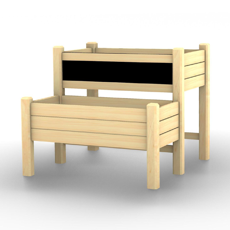 Plantador de cama de jardim para crianças