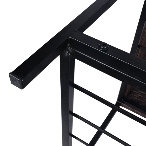 Caixa de plantador de flores de vime interno/externo com rack de armazenamento de ferramentas abaixo e área de trabalho elevada resistente 28' H