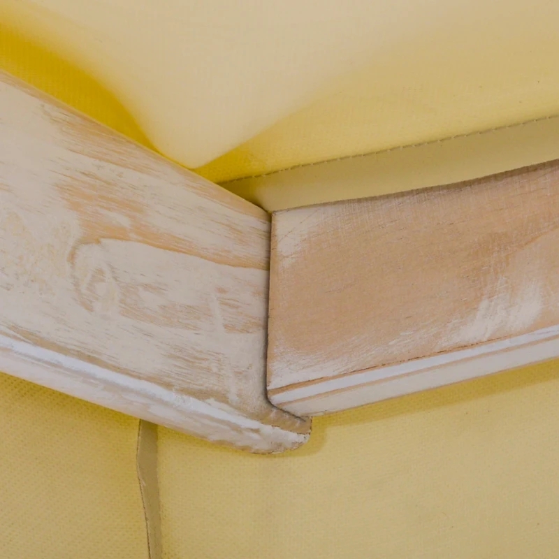 Balanço de varanda para 2 pessoas ao ar livre com suporte de madeira, design de estrutura em A forte e cobertura ajustável de combate à água