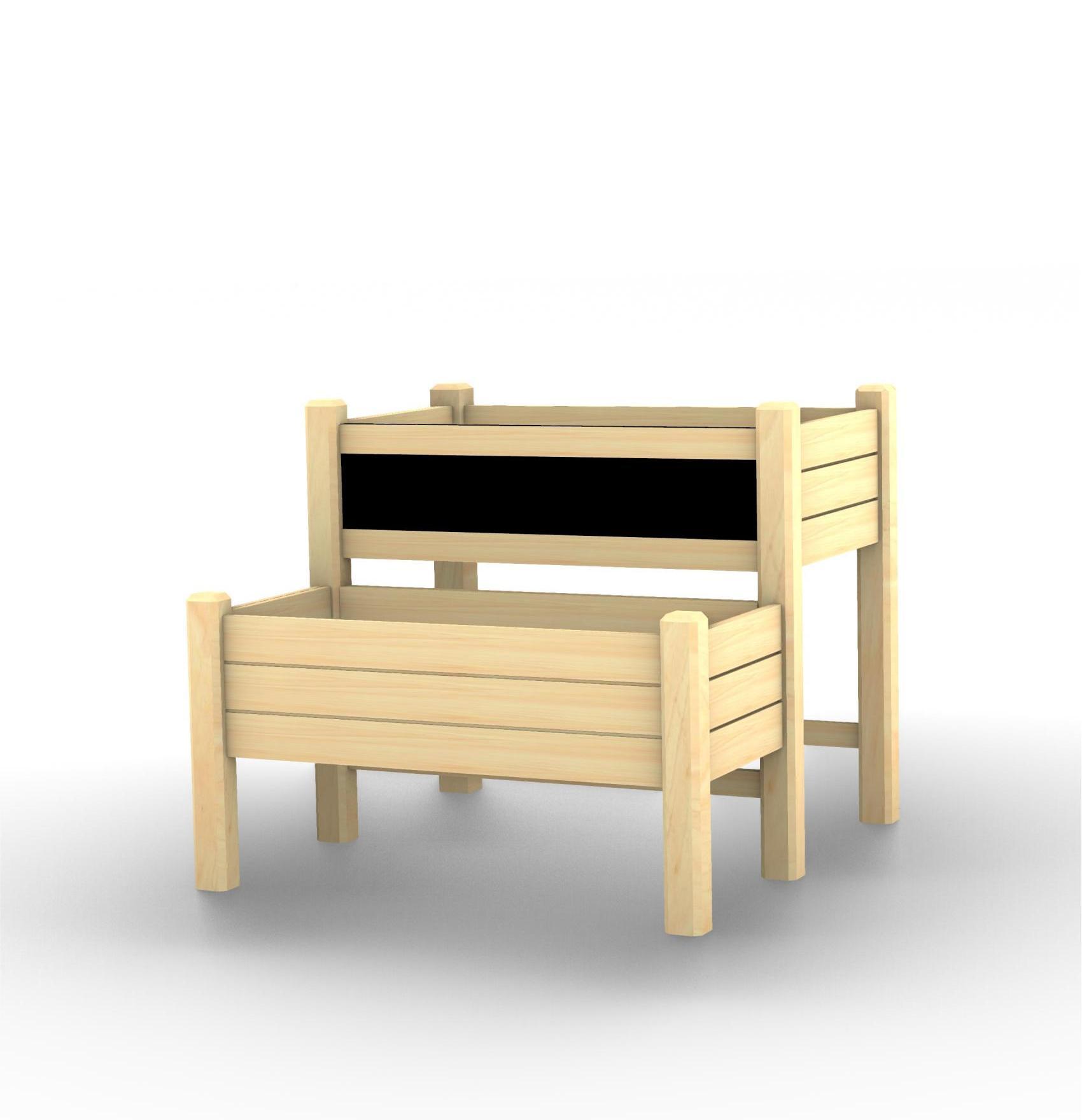 Plantador de cama de jardim para crianças