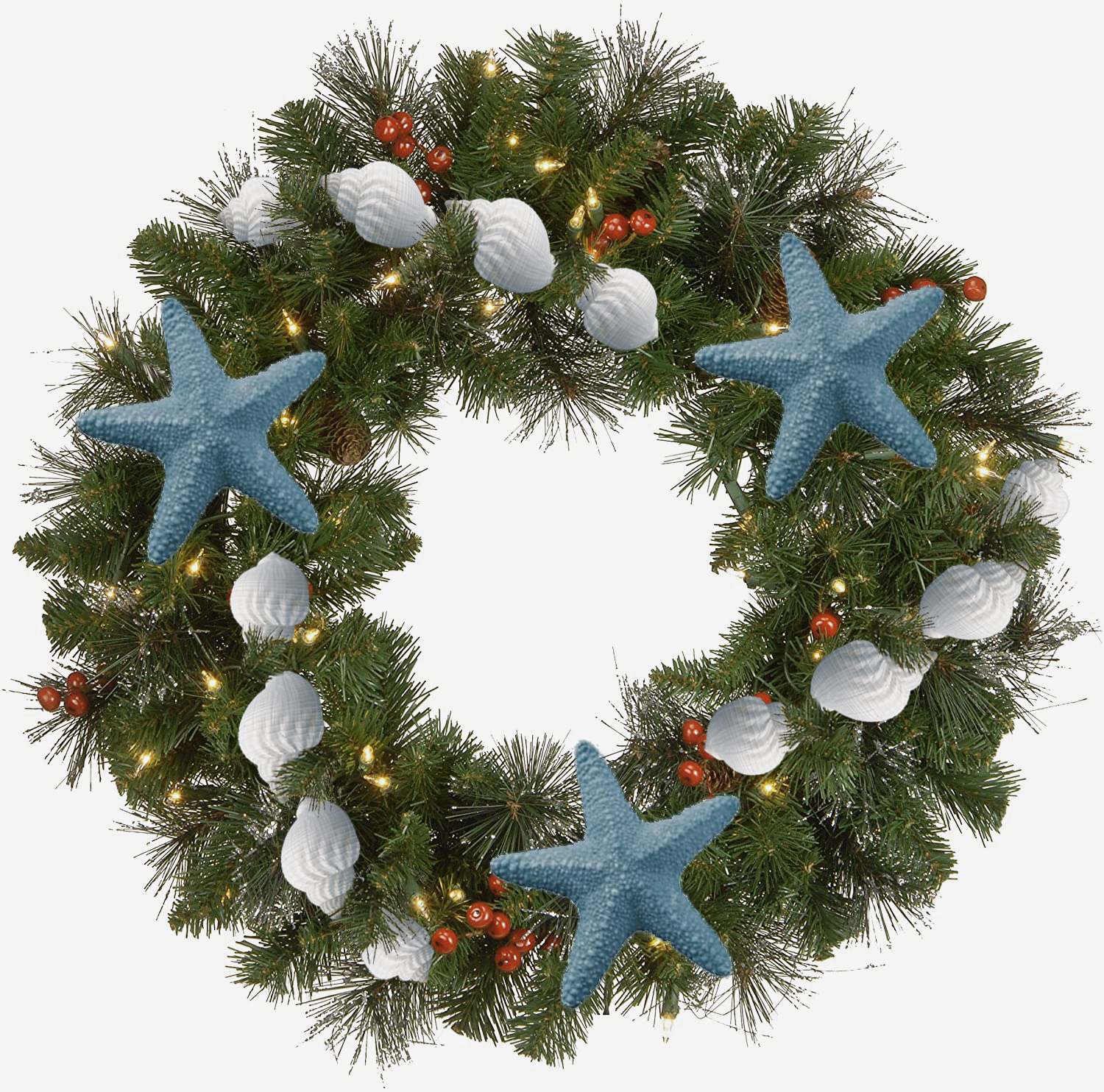 Lixincrafts decoração do santuário à beira-mar, decoração estilo mar, coroa de conchas