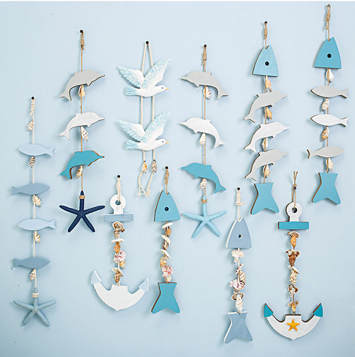 Lixincrafts decoração do santuário à beira-mar, decoração do estilo do mar,