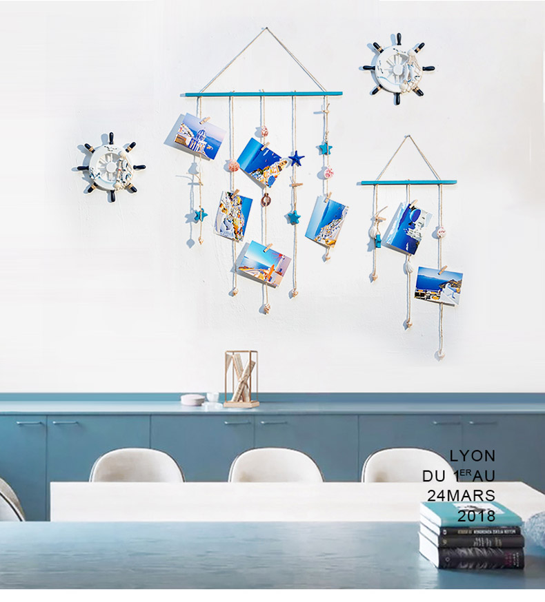 Lixincrafts decoração do santuário à beira-mar, decoração do estilo do mar,