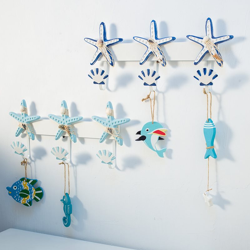 Lixincrafts decoração do santuário à beira-mar, decoração do estilo do mar,