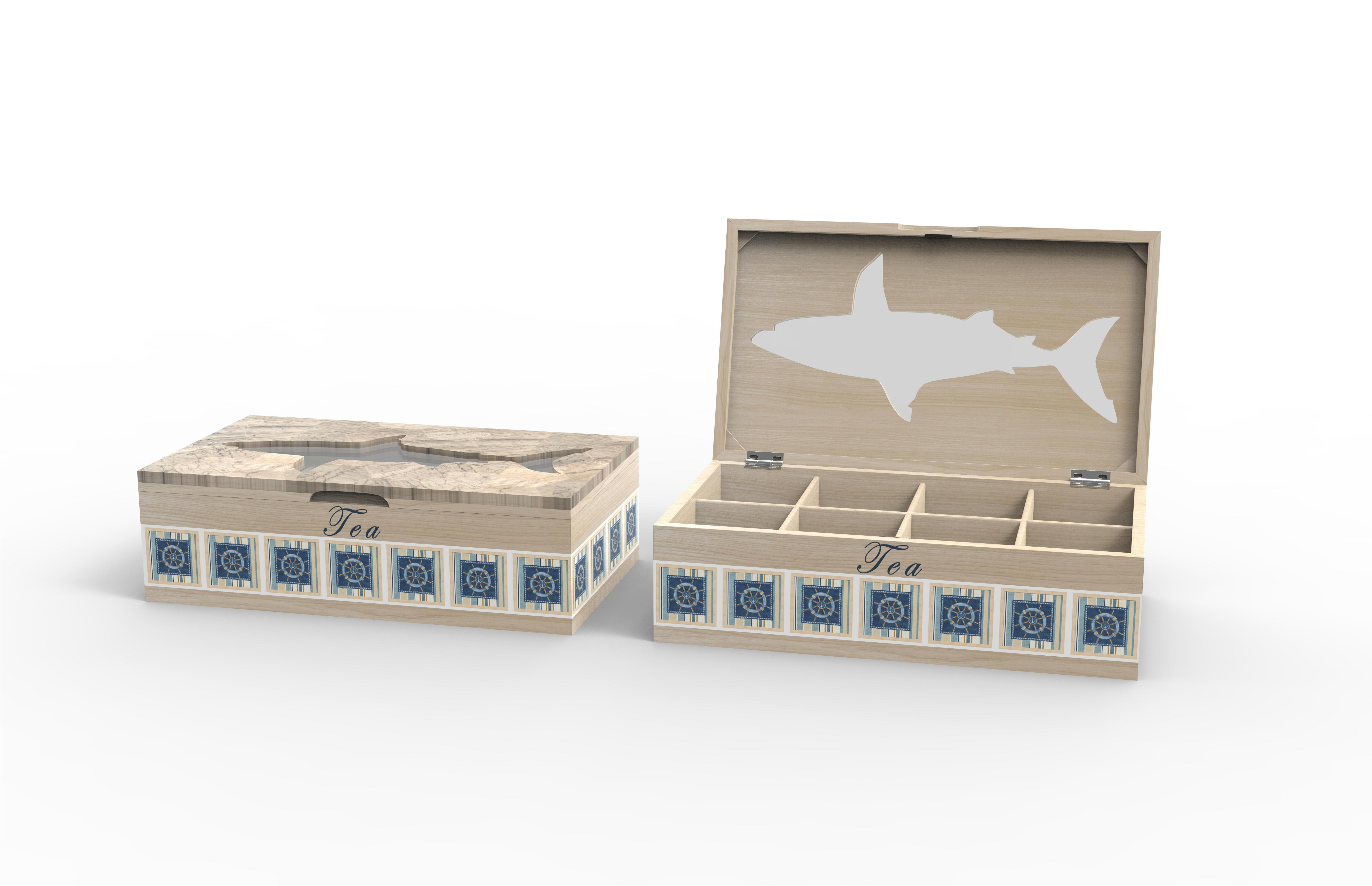 Lixincrafts decoração do santuário à beira-mar, decoração estilo mar, caixa de chá